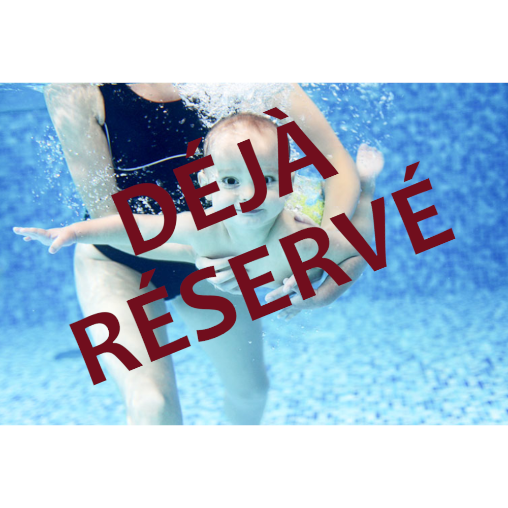 Carte de 6 séances de bébé nageur DÉJÀ RÉSERVÉ